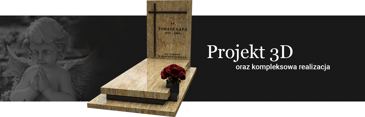 Minimalistyczny nagrobek urnowy w Katowicach